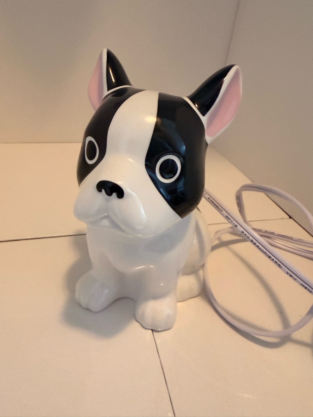 Ceramic French Bulldog Night Light - Picture 4 of 7
